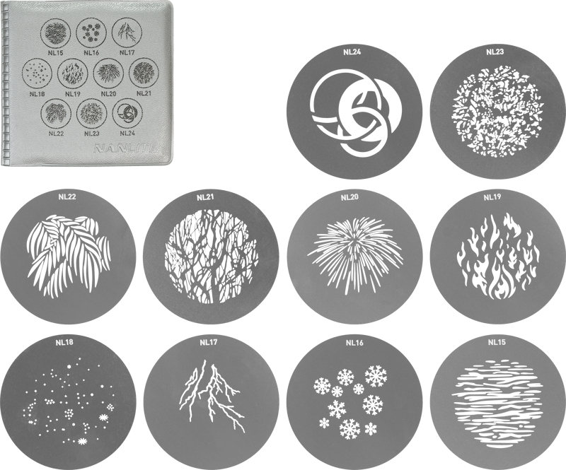 Alte accesorii foto & video - Set GOBO Nanlite AS-GB-FMM-SET2 2