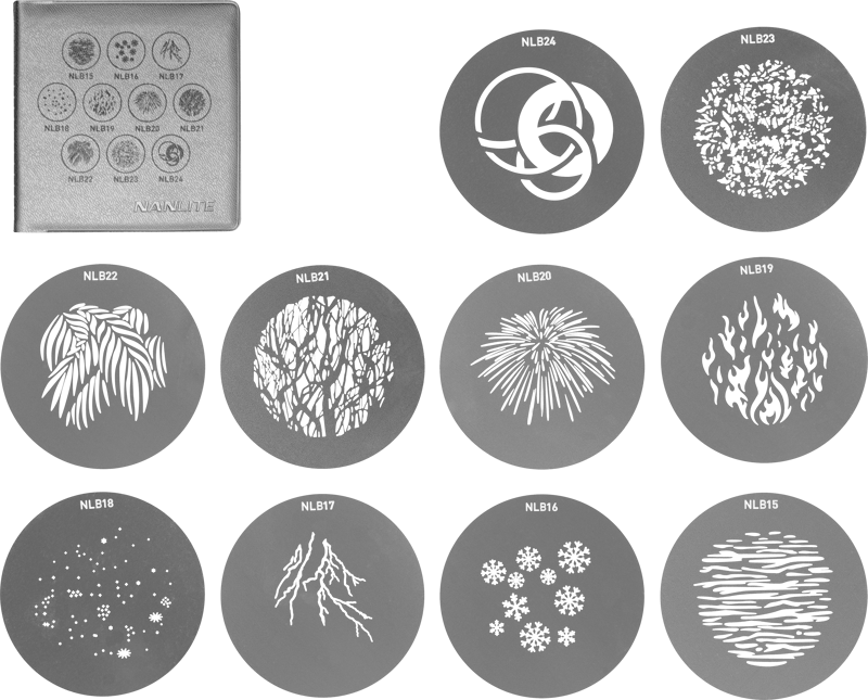 Alte accesorii foto & video - Set GOBO Nanlite AS-GB-B-SET2 2