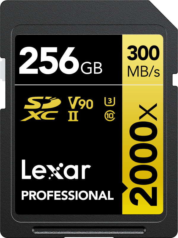 TV, Audio-Video & Foto - Card de memorie Lexar SDXC Pro 2000X UHS-II U3 V90 256GB