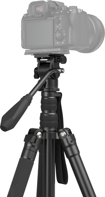TV, Audio-Video & Foto - Trepied video cap fluid SmallRig 3760 CT180, 183cm, pana la 3KG