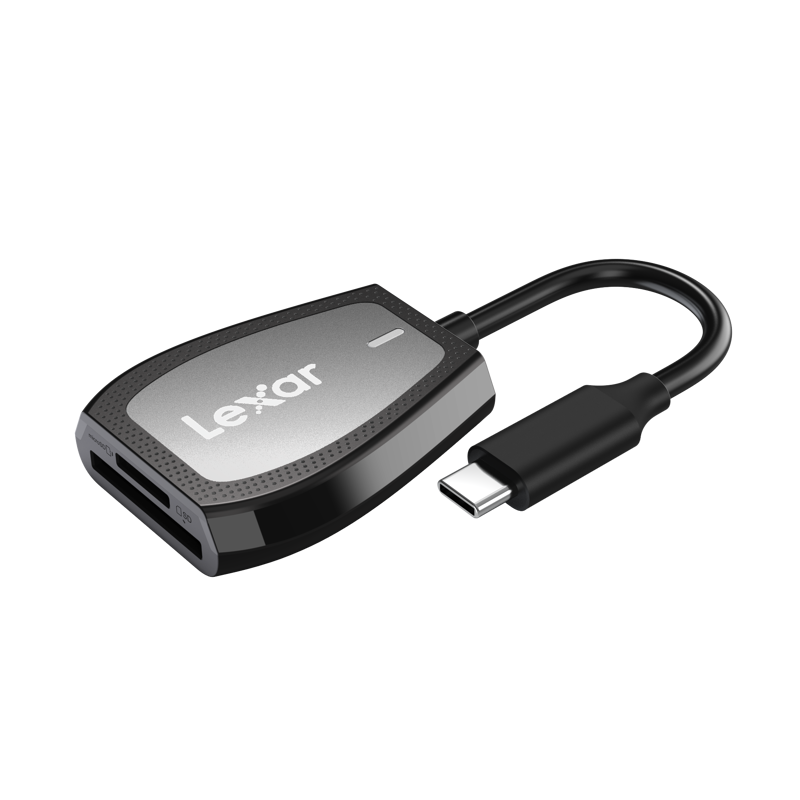 TV, Audio-Video & Foto - Cititor de carduri Lexar SD & microSD (LRW470U) UHS-II Dual-Slot (USB-C)