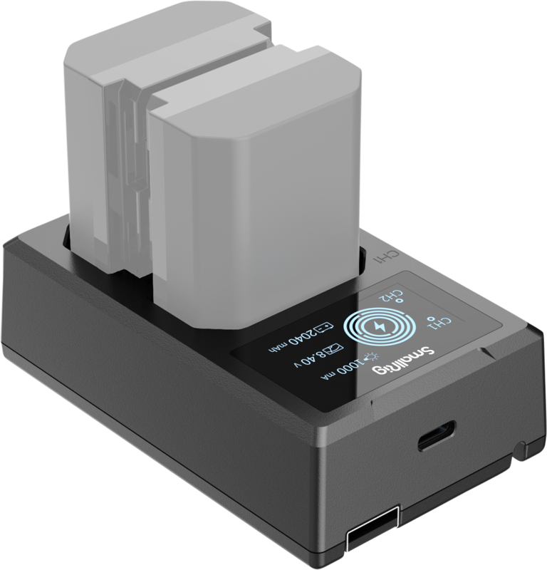 Echipamente de studio - Incarcator baterii SmallRig 4087 pentru baterii NP-FZ100