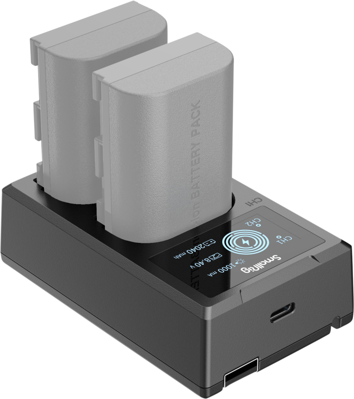 Echipamente de studio - Incarcator baterii SmallRig 4084 pentru baterii LP-E6