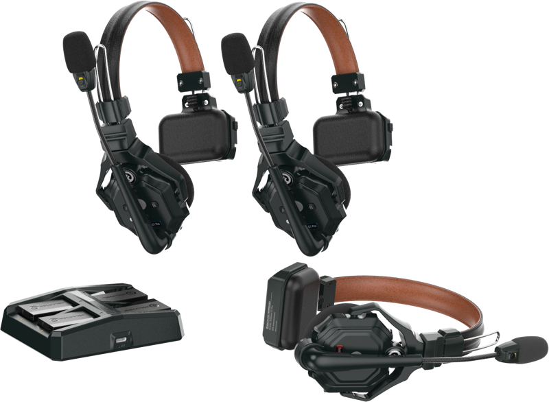 Product Image for Sistem intercom wireless pentru 3 persoane Hollyland Solidcom C1 Pro cu casti single-ear