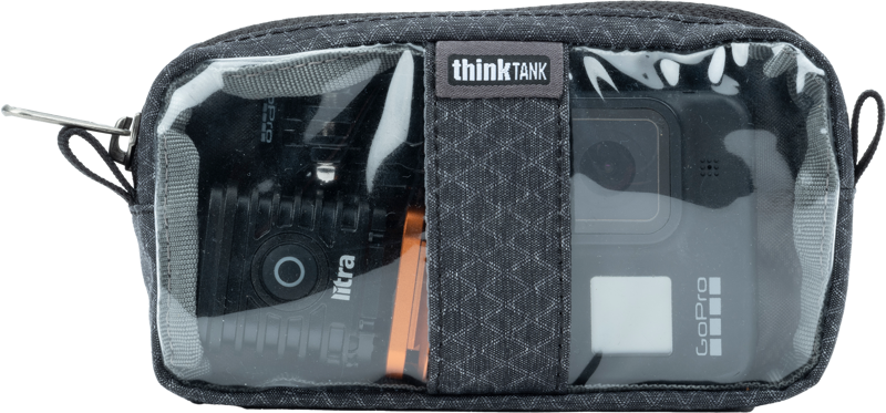 TV, Audio-Video & Foto - Geanta foto Think Tank Cable Management 5 V3.0, Blue/Clear