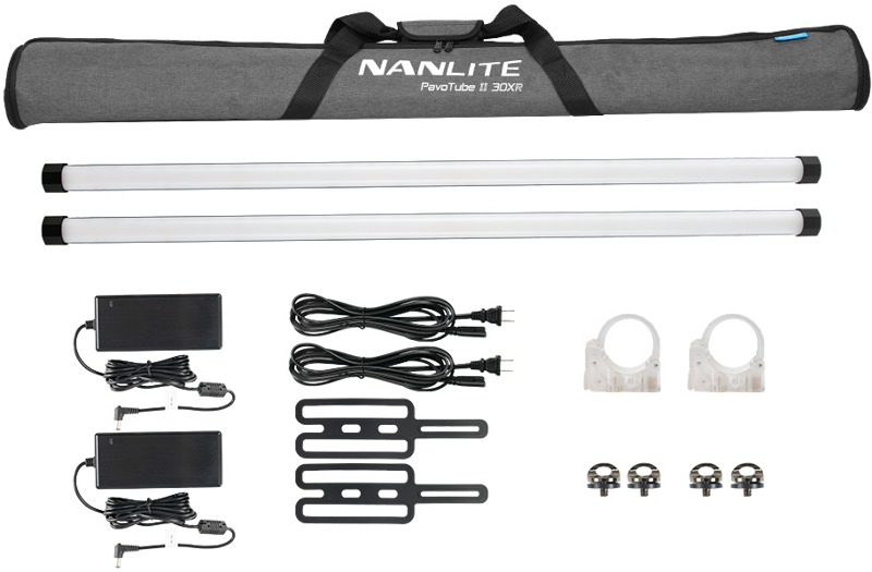 Echipamente de studio - Kit iluminare Nanlite PavoTube II 30XR, 2 tuburi LED