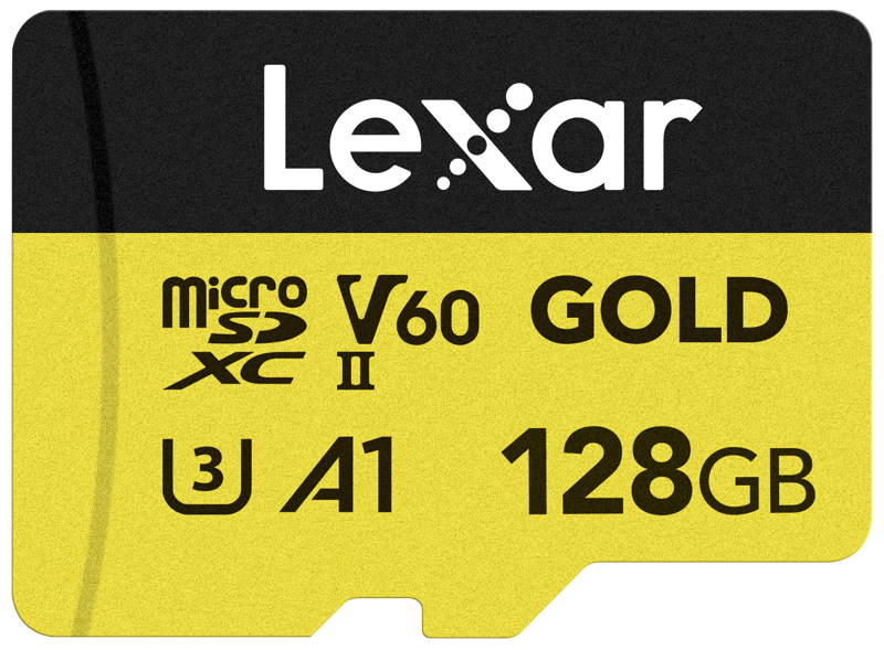 TV, Audio-Video & Foto - Card de memorie Lexar microSDXC GOLD UHS-II V60 128GB