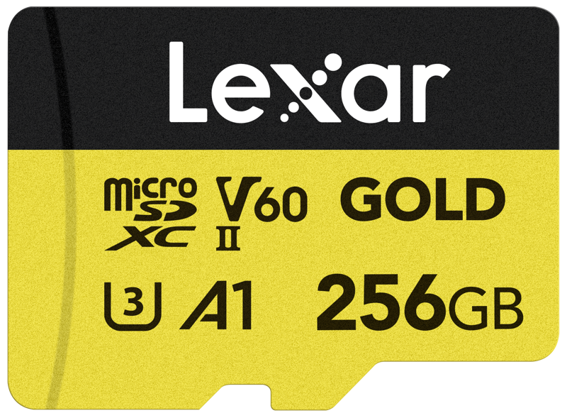 TV, Audio-Video & Foto - Card de memorie Lexar microSDXC GOLD UHS-II V60 256GB