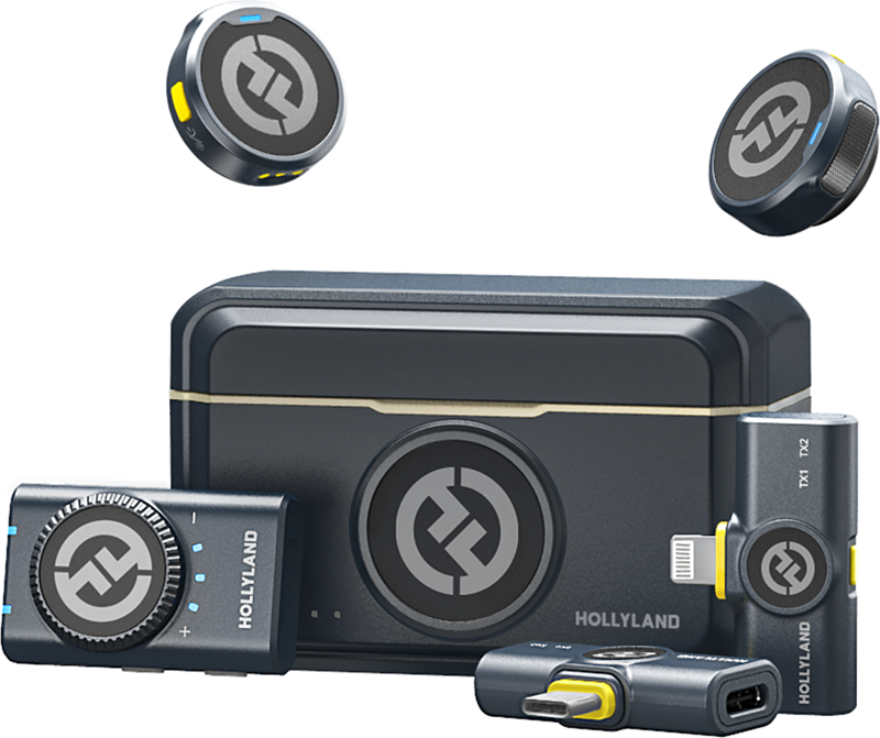 TV, Audio-Video & Foto - Kit lavaliere wireless 2TX-1RX Hollyland Lark M2 Combo
