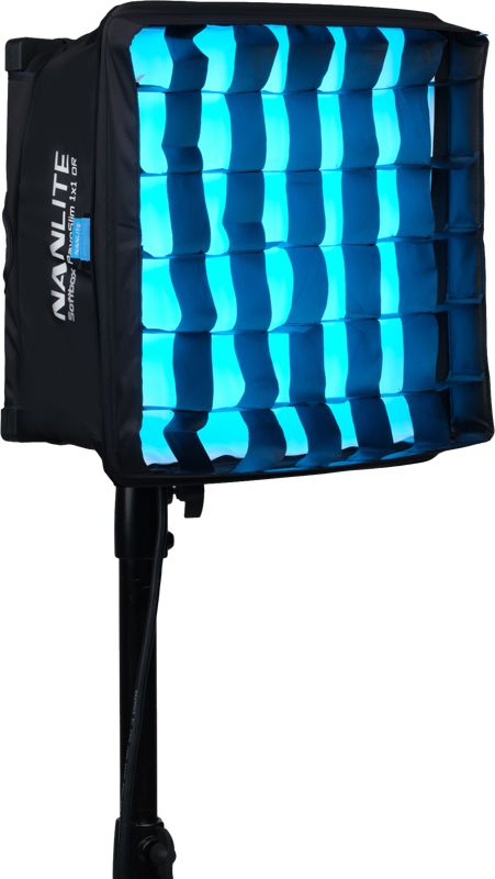 Echipamente de studio - Softbox quick release Nanlite SB-PS60-Q cu grilă tip fagure pentru PavoSlim 60B/60C