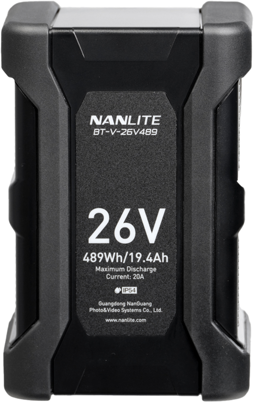 Echipamente de studio - Baterie V-mount Nanlite pentru lumini FORZA 500 II & 720, 26V, 489Wh
