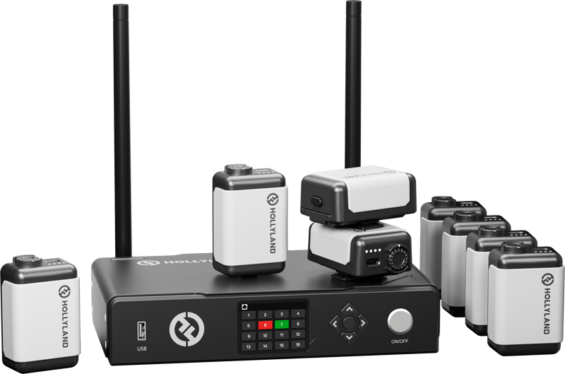 Alte accesorii foto & video - Sistem tally wireless Hollyland, 8 lampi