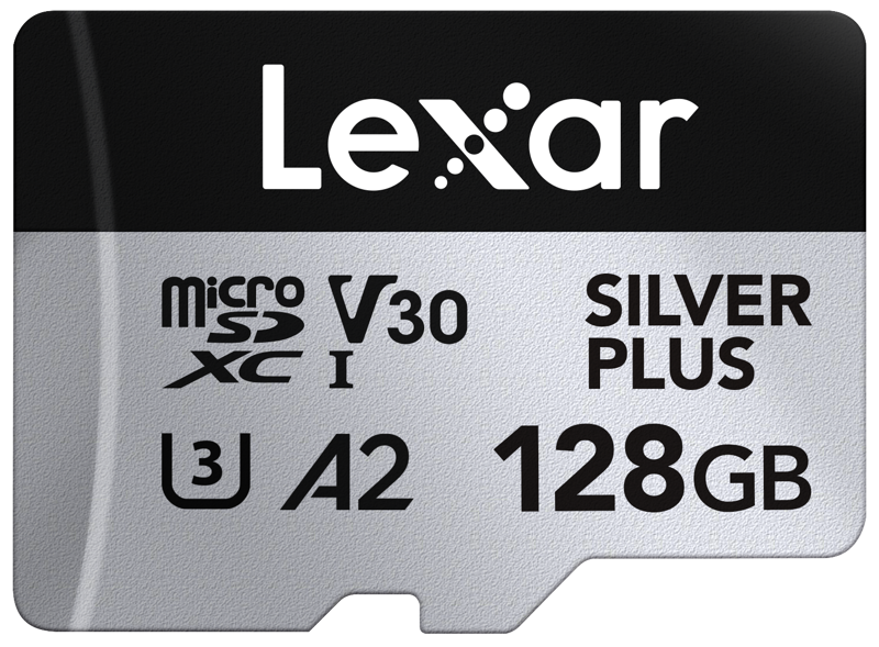 TV, Audio-Video & Foto - Card de memorie Lexar microSDXC Silver Plus 128GB UHS-I V30