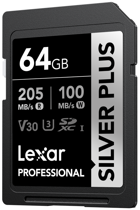 TV, Audio-Video & Foto - Card de memorie Lexar SDXC Professional SILVER Plus 1066x V30 64GB