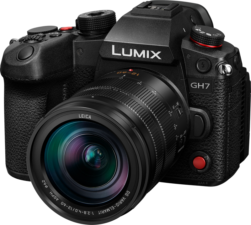 Aparate foto mirrorless - Aparat Foto Mirrorless Panasonic Lumix GH7 Kit cu Obiectiv 12-60mm F2.8-4 Leica