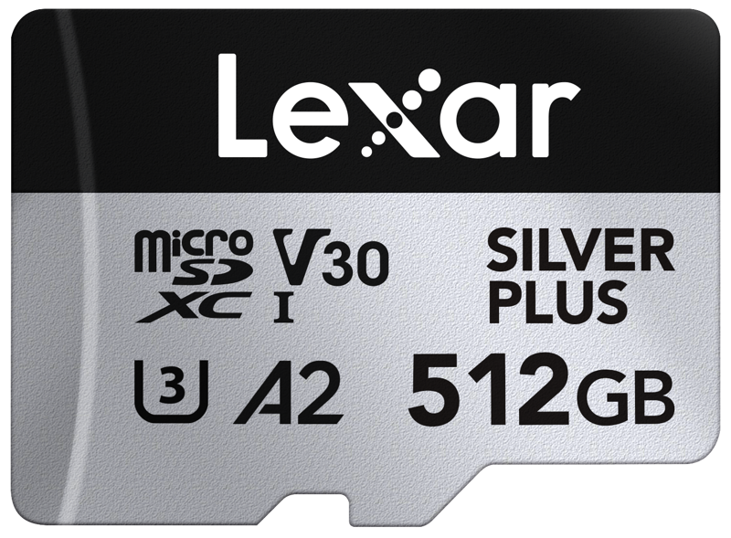TV, Audio-Video & Foto - Card de memorie Lexar microSDXC Silver Plus 1066x UHS-I V30 512GB