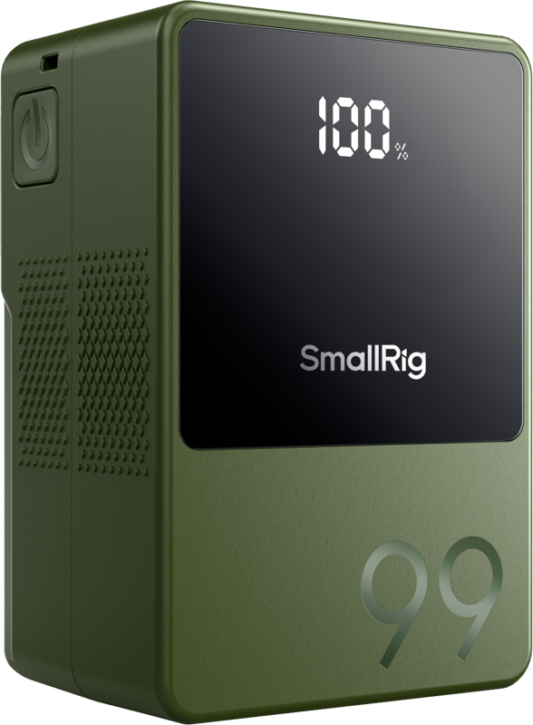 Echipamente de studio - Baterie V-Mount SmallRig 4930 Mini VB99 verde