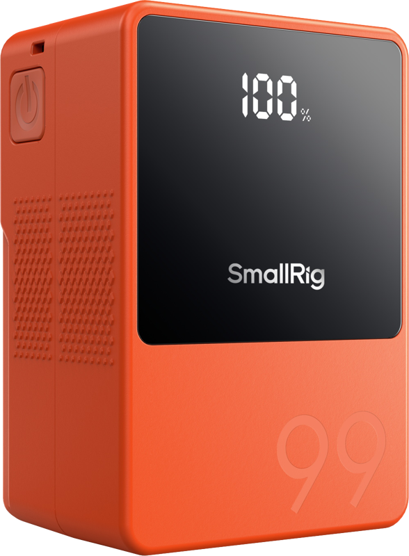 Echipamente de studio - Baterie V-Mount SmallRig 4929 Mini VB99 orange