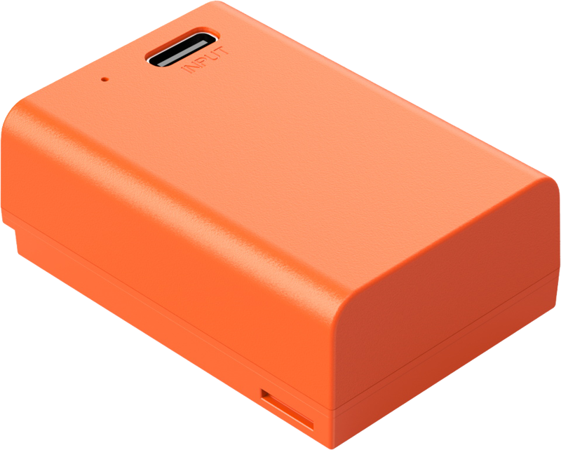 Echipamente de studio - Baterie camera USB-C reincarcabila SmallRig 4967 EN-EL25 orange