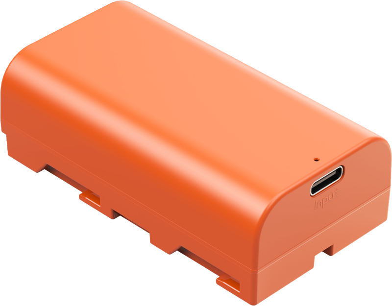 Echipamente de studio - Baterie camera USB-C reincarcabila SmallRig 4971 NP-F550 orange