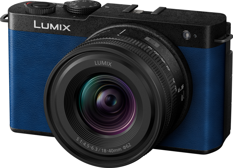 TV, Audio-Video & Foto - Aparat Foto Mirrorless Full Frame Panasonic Lumix S9 Kit cu Obiectiv 18-40mm F4.5-6.3, Night Blue