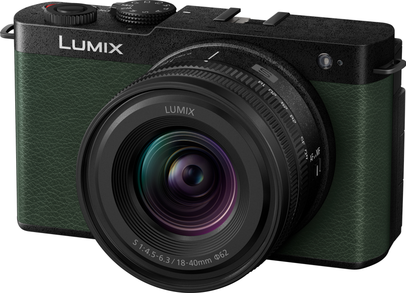 Aparate foto mirrorless - Aparat Foto Mirrorless Full Frame Panasonic Lumix S9 Kit cu Obiectiv 18-40mm F4.5-6.3, Dark Olive