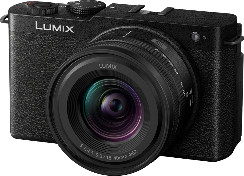 Aparate foto mirrorless - Aparat Foto Mirrorless Full Frame Panasonic Lumix S9 Kit cu Obiectiv 18-40mm F4.5-6.3, Jet Black