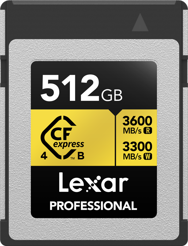 TV, Audio-Video & Foto - Card de memorie Lexar CFexpress 4.0 Pro Gold R3600/W3300 512GB