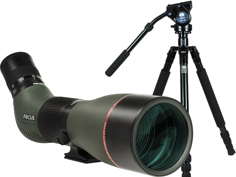 Sport & Aer liber - Kit Focus Sport Optics Optimum 20-60x85 ED cu Sirui R2004+VH10