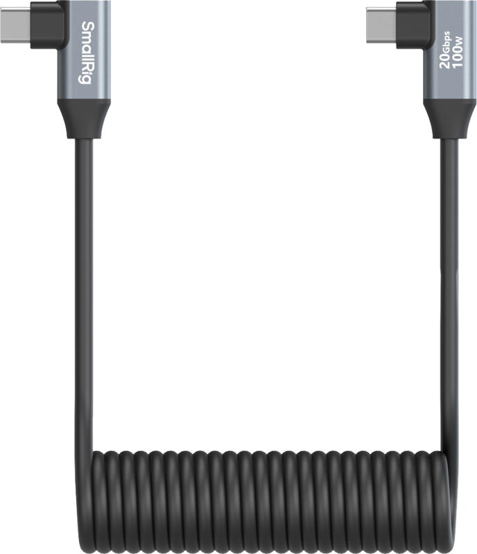 TV, Audio-Video & Foto - Cablu USB-C la USB-C SmallRig 4793 USB-C 90grade 