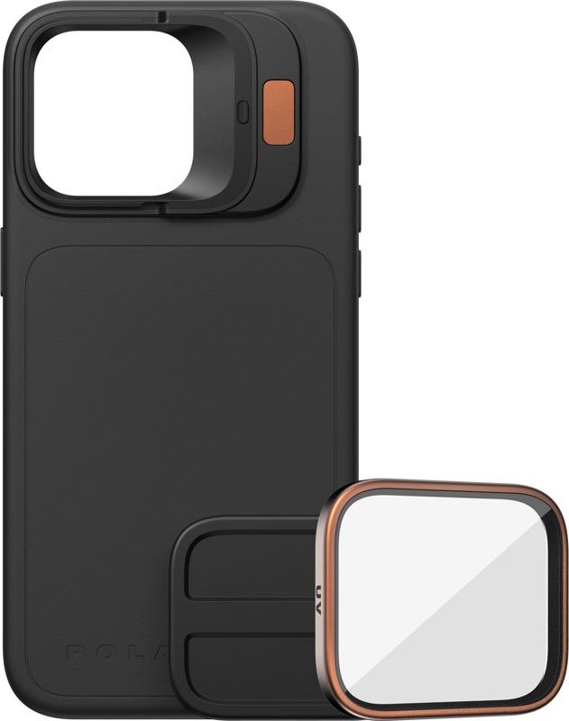 Laptop, Tablete & Telefoane - Kit PolarPro LiteChaser iPhone 15 Pro Case Black + UV Filter