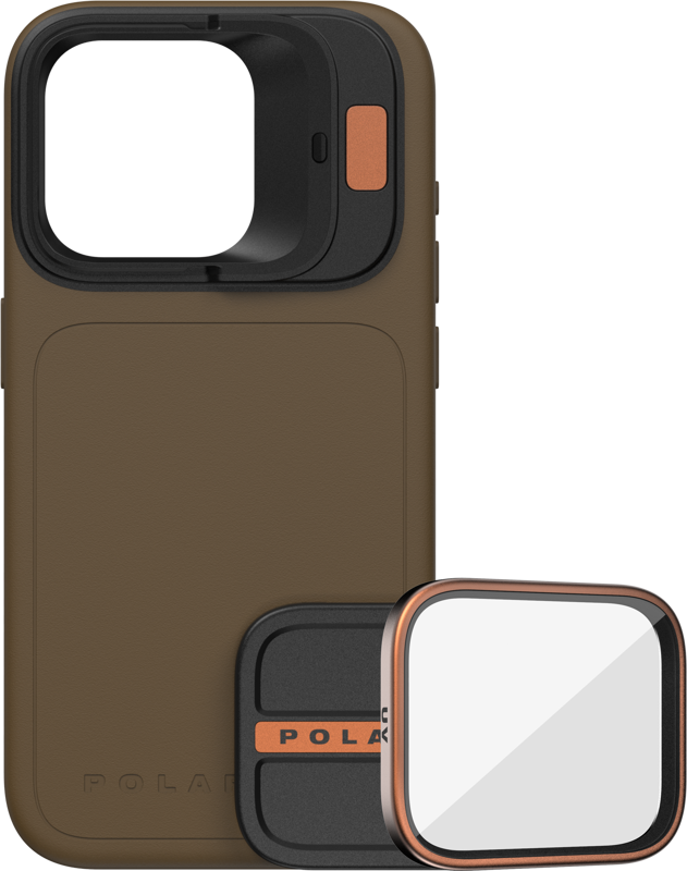 Laptop, Tablete & Telefoane - Kit PolarPro LiteChaser iPhone 15 Pro Max Case Desert + UV Filter