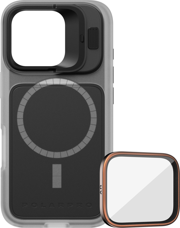 Laptop, Tablete & Telefoane - Kit PolarPro LiteChaser iPhone 16 Pro BaseCase Clear + UV Filter