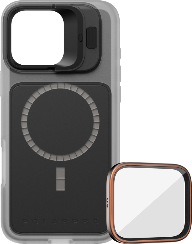 Laptop, Tablete & Telefoane - Kit PolarPro LiteChaser iPhone 16 Pro Max BaseCase Clear + UV Filter