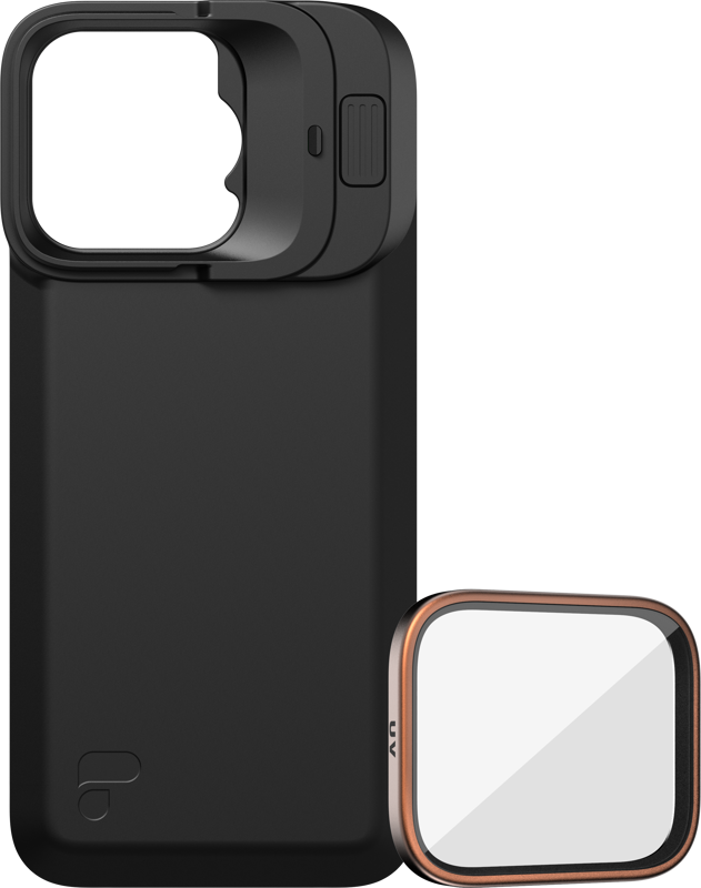 Laptop, Tablete & Telefoane - Kit PolarPro LiteChaser iPhone 16 Pro Exo BackPlate + UV Filter
