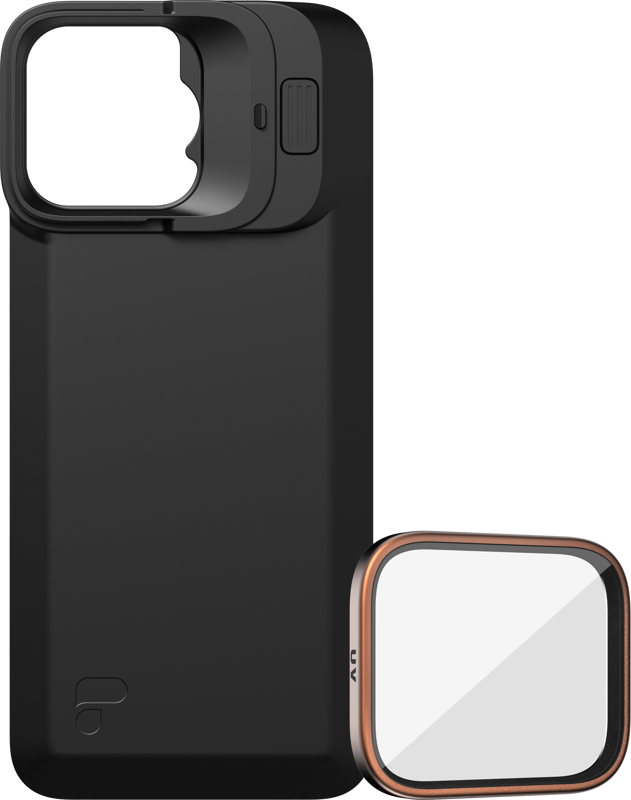 Laptop, Tablete & Telefoane - Kit PolarPro LiteChaser iPhone 16 Pro Max Exo BackPlate + UV Filter