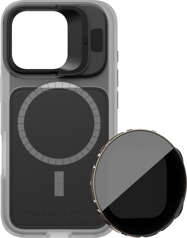 Laptop, Tablete & Telefoane - Kit PolarPro LiteChaser iPhone 16 Pro BaseCase Clear + VND 3-5 Filter