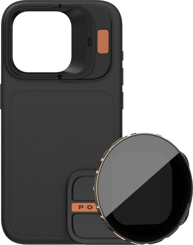 Laptop, Tablete & Telefoane - Kit PolarPro LiteChaser iPhone 15 Pro Max Case Black + VND 3-5 Filter