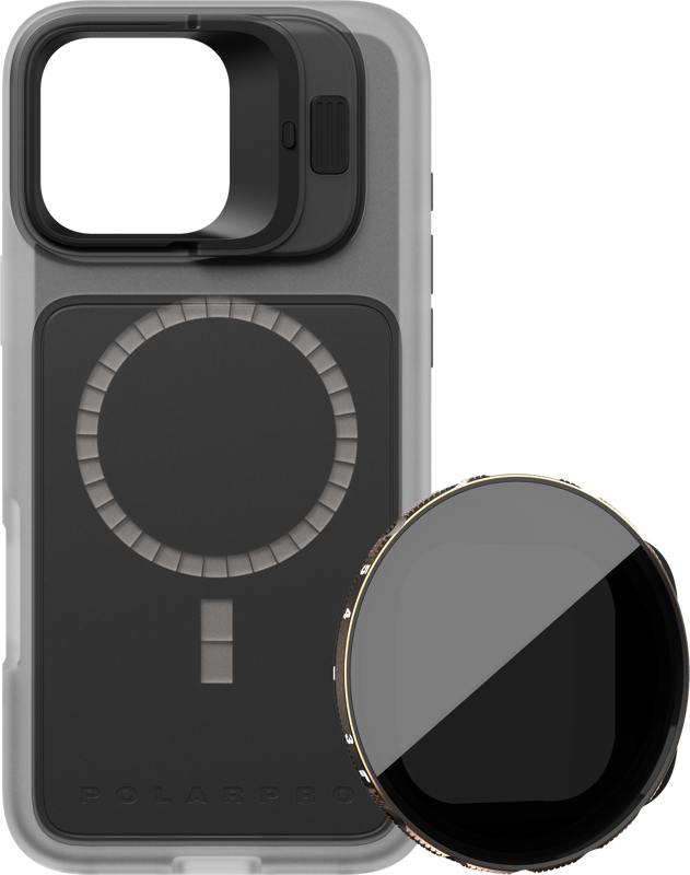 Laptop, Tablete & Telefoane - Kit PolarPro LiteChaser iPhone 16 Pro Max BaseCase Clear + VND 3-5 Filter