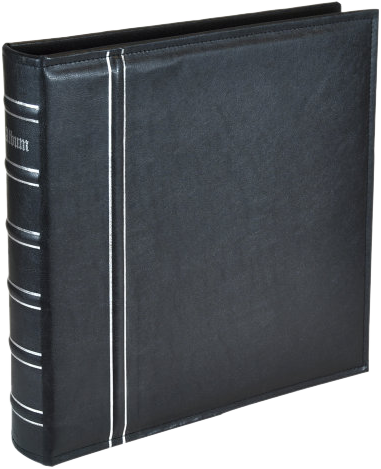 Rame si albume foto - Album Focus Chesterfield A4 Ringbinder Black