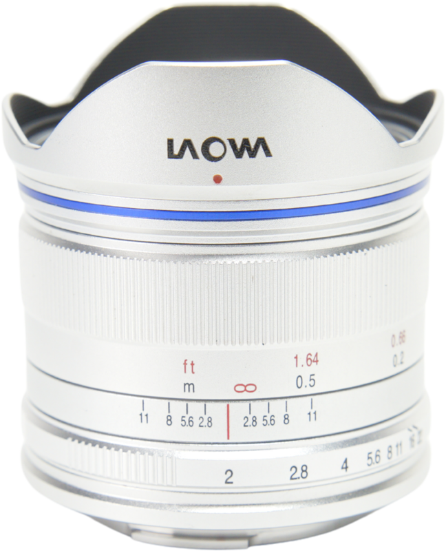 Aparate foto - Obiectiv Laowa 7.5mm f/2  (Standard) Lens montura MFT / Silver