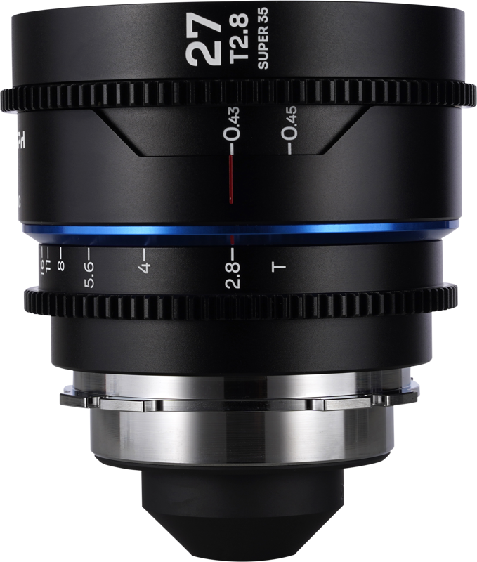 TV, Audio-Video & Foto - Obiectiv cinematic Laowa Nanomorph 27mm T2.8 1.5X S35, Blue, Montura Arri PL/Canon EF