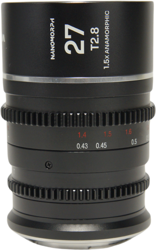 TV, Audio-Video & Foto - Obiectiv cinematic Laowa Nanomorph 27mm T2.8 1.5X S35, Silver, Montura - MFT