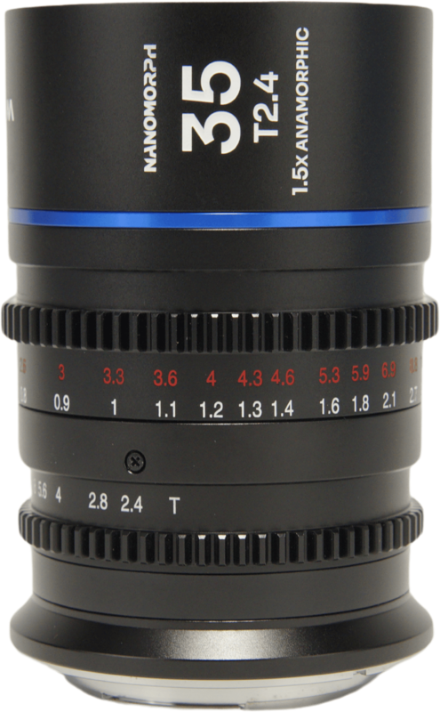 TV, Audio-Video & Foto - Obiectiv cinematic Laowa Nanomorph 35mm T2.4 1.5X S35, Blue, Monutra DL