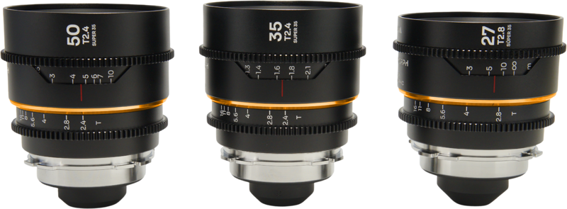 TV, Audio-Video & Foto - Set 3 obiective cinematice Laowa Nanomorph S35 Prime 27mm, 35mm, 50mm, Amber , Montura Arri PL/Canon EF