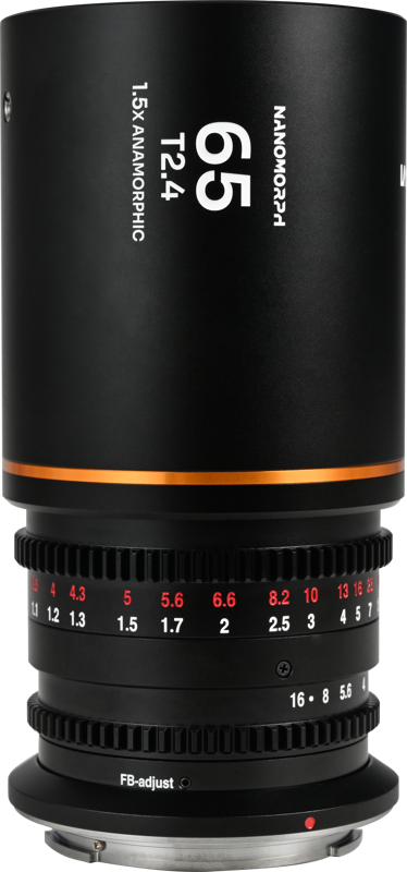 TV, Audio-Video & Foto - Obiectiv cinematic Laowa Nanomorph 65mm T2.4 1.5X S35, Amber, Montura DL