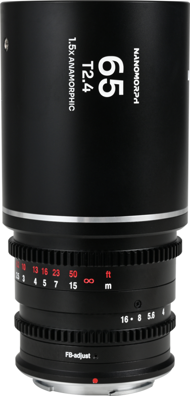 TV, Audio-Video & Foto - Obiectiv cinematic Laowa Nanomorph 65mm T2.4 1.5X S35, Silver, Montura L Mount
