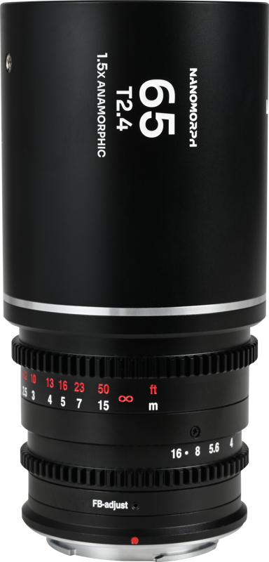 TV, Audio-Video & Foto - Obiectiv cinematic Laowa Nanomorph 65mm T2.4 1.5X S35, Silver, Montura Canon RF