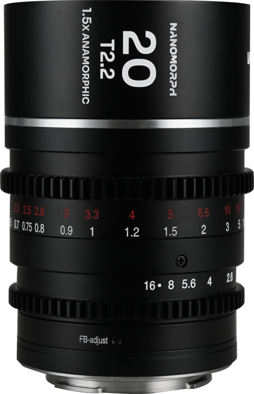 TV, Audio-Video & Foto - Obiectiv cinematic Laowa Nanomorph 20mm T2.2 1.5X MFT, Silver, Montura MFT