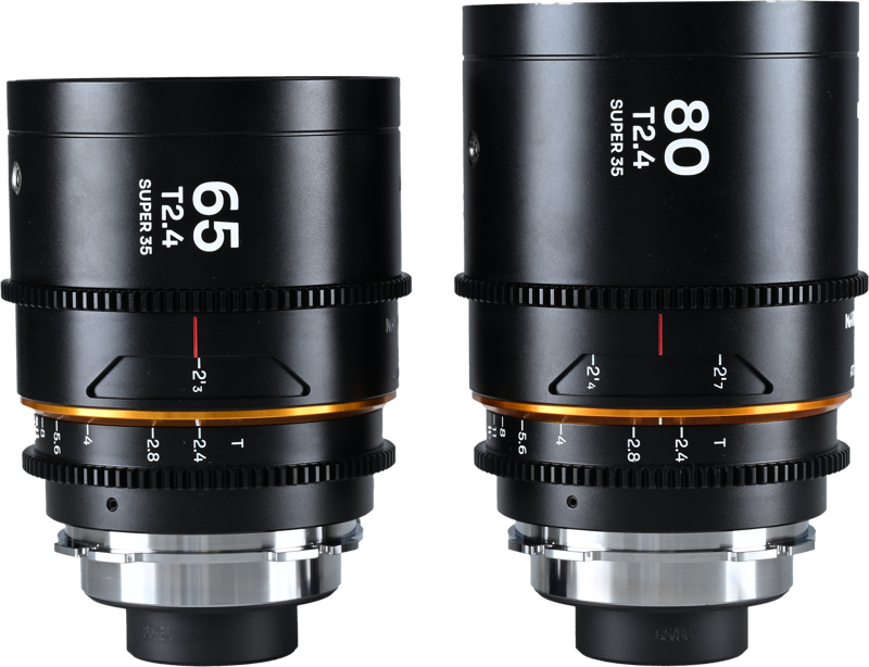 TV, Audio-Video & Foto - Set 2 obiective cinematice Laowa Nanomorph S35 Prime 65mm,80mm, Amber, Montura Arri PL/Canon EF